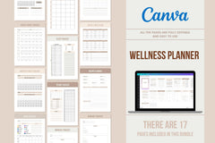Wellness Tracker - 17 Pages