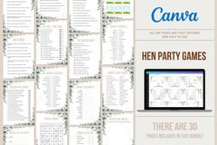 Hen Party Games - 30 pages
