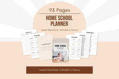 Home School Planner - 93 Pages