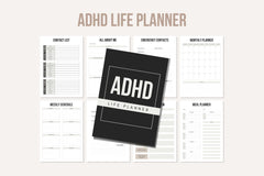 ADHD Life Planner - 150 Pages