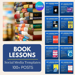 Books Key Lessons - Social Media Templates