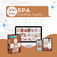 300 Spa Posts - Social Media Templates