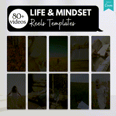 Life & Mindset Reels Templates - 80+ Videos