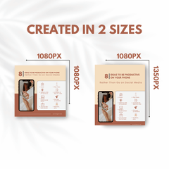 100 Productivity Posts - Social Media Templates