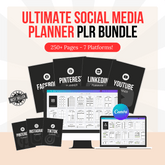 PLR Ultimate Social Media Planner Bundle (with resell rights)