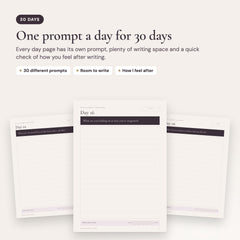 Shadow Work Journal: One prompt a day for 30 days