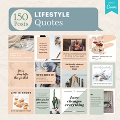 400 Lifestyle Posts - Social Media Templates
