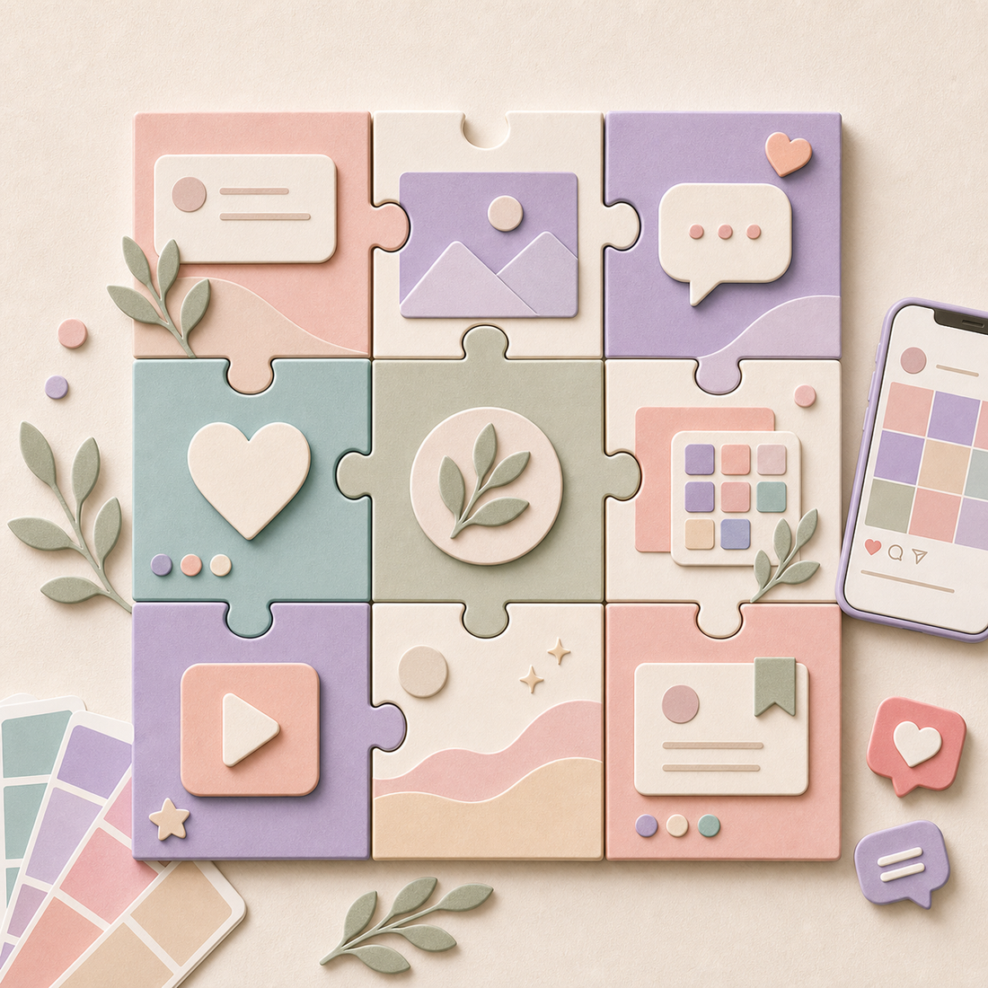 Instagram Puzzle Templates