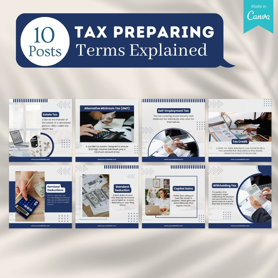 200 Tax Preparing - Social Media Templates