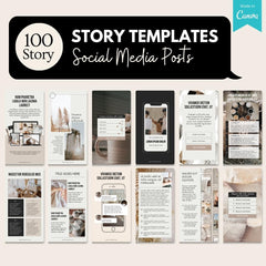 100 Instagram Stories - Social Media Templates