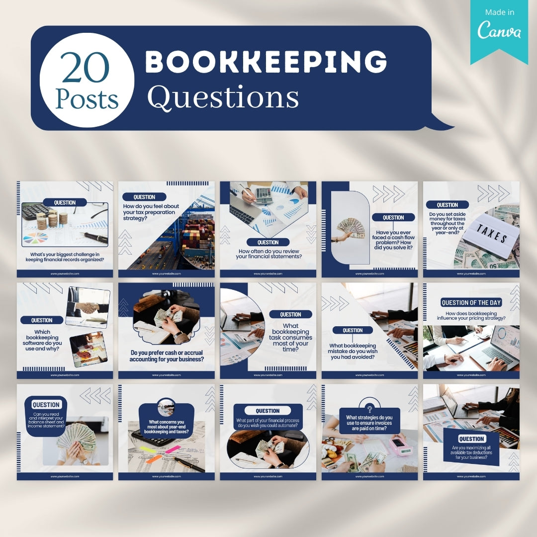 200 Bookkeeping  - Social Media Templates