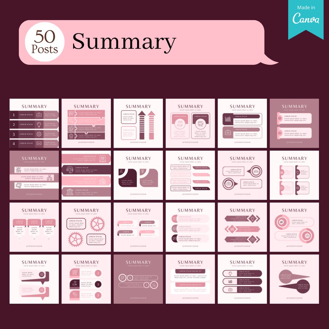 Inforgraphics Posts 500 Infographics Posts - Social Media Templates – Viralcontent.design