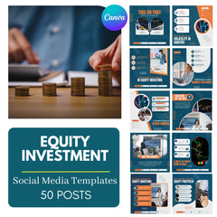 50 Equity Investment Canva Templates