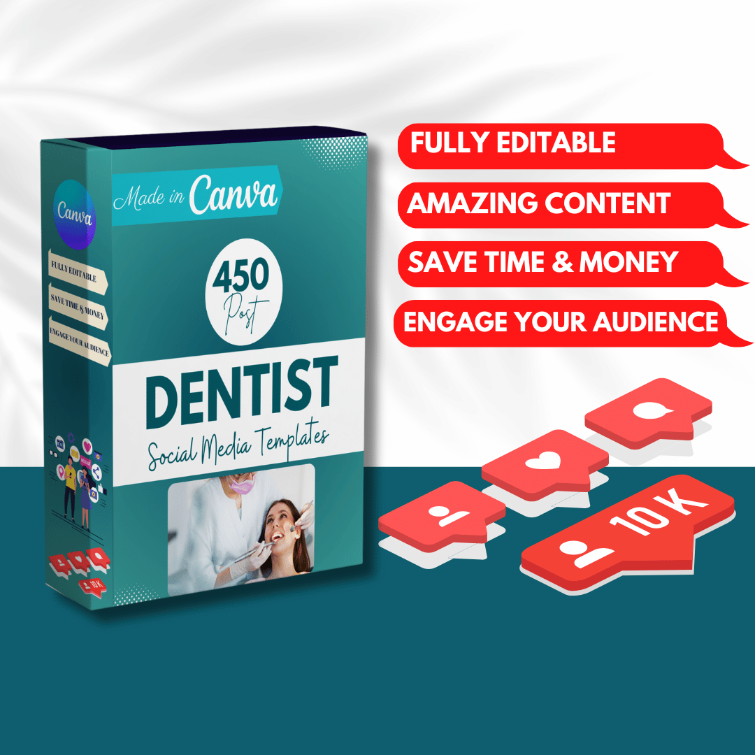 450 Dental Clinic Posts - Social Media Templates