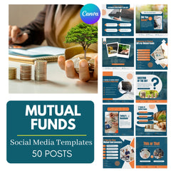 50 Mutual Funds Canva Templates