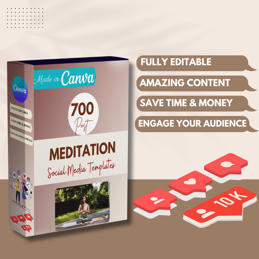 Meditation Bundle - Social Media Templates