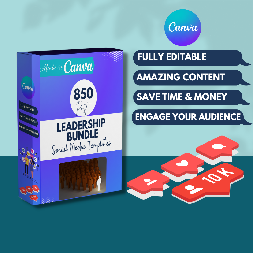 850+ Leadership Bundle - Social Media Templates