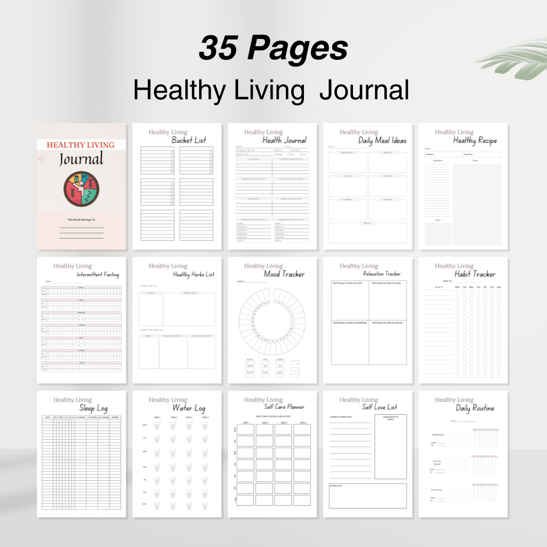 Health & Wellness Bundle: Journals and Planners