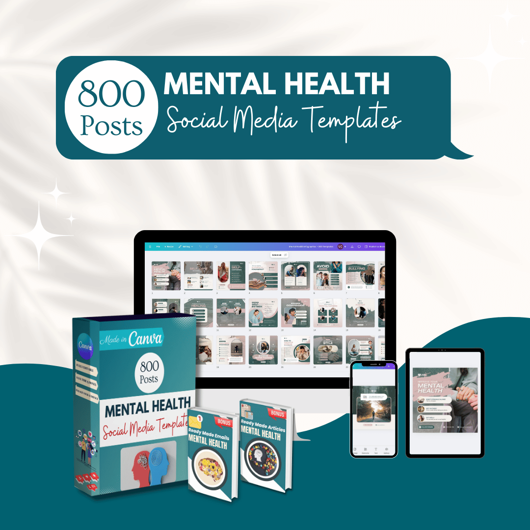 Mental Health Bundle - Social Media Templates