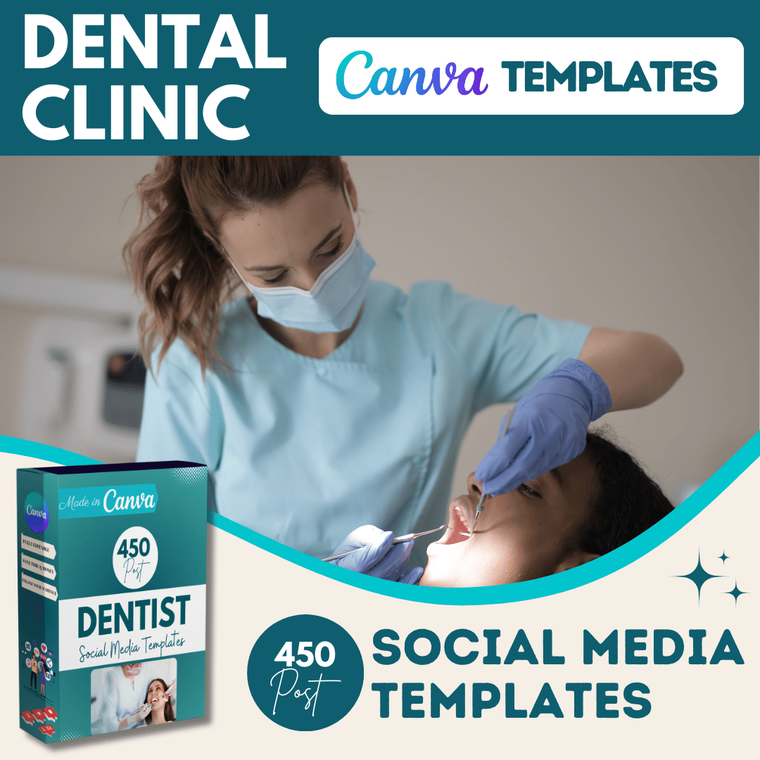 450 Dental Clinic Posts - Social Media Templates