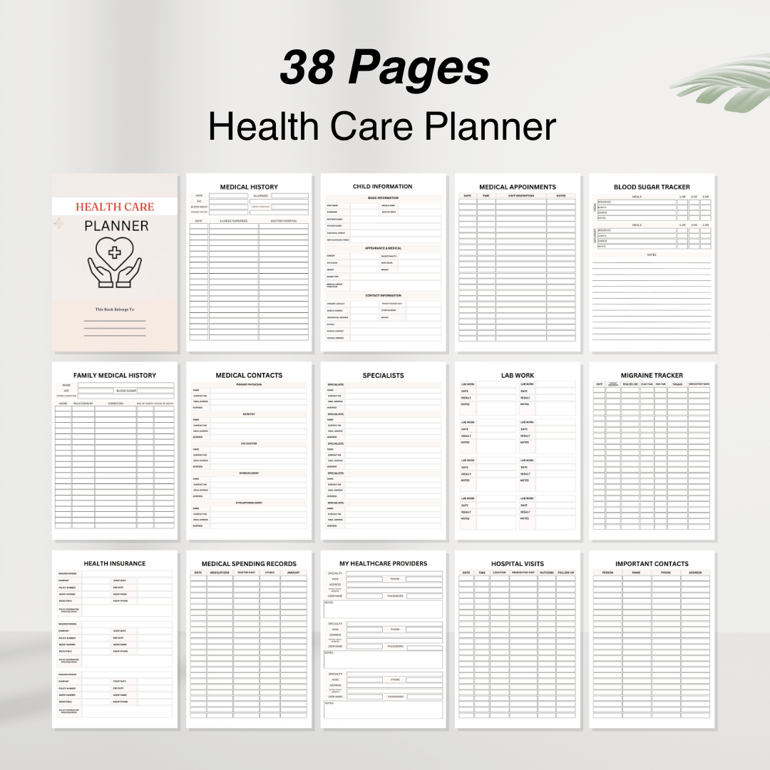 Health & Wellness Bundle: Journals and Planners