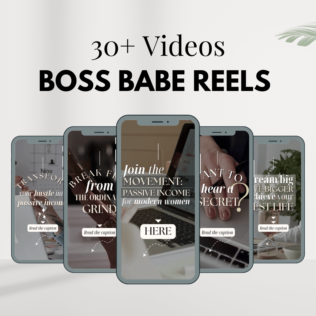 Boss Babe Reels Templates - 30 Videos