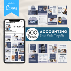 500 Accountant Template - Social Media Templates