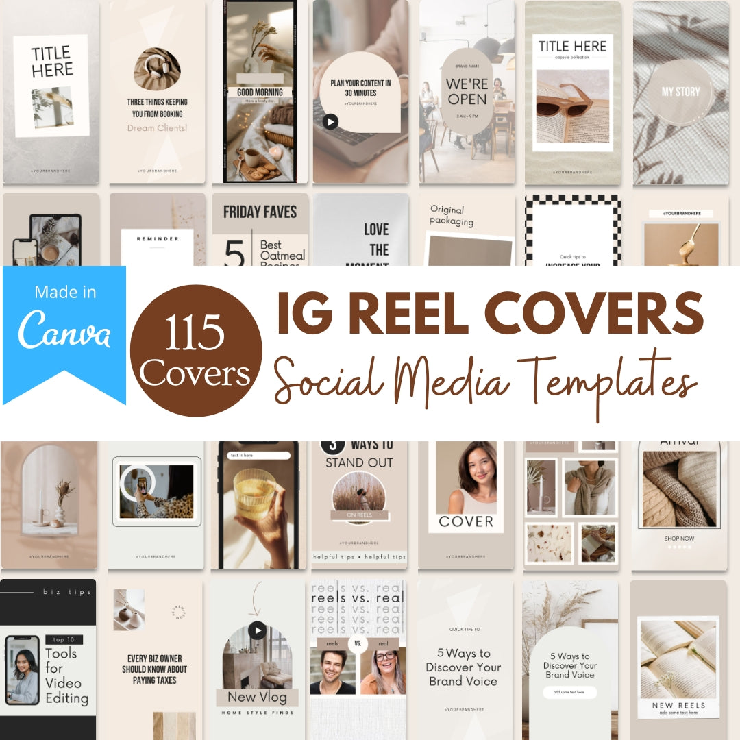 IG Reel Covers Bundle 115 Pages Viralcontent.design