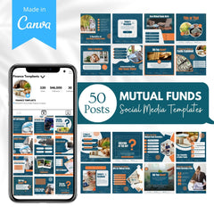 50 Mutual Funds Canva Templates