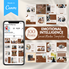 100 Emotional Intelligence - Social Media Templates