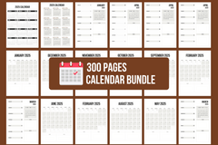 Ultimate Calendar Bundle: 2025-2027 + Undated