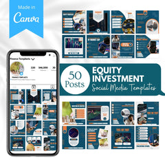 50 Equity Investment Canva Templates