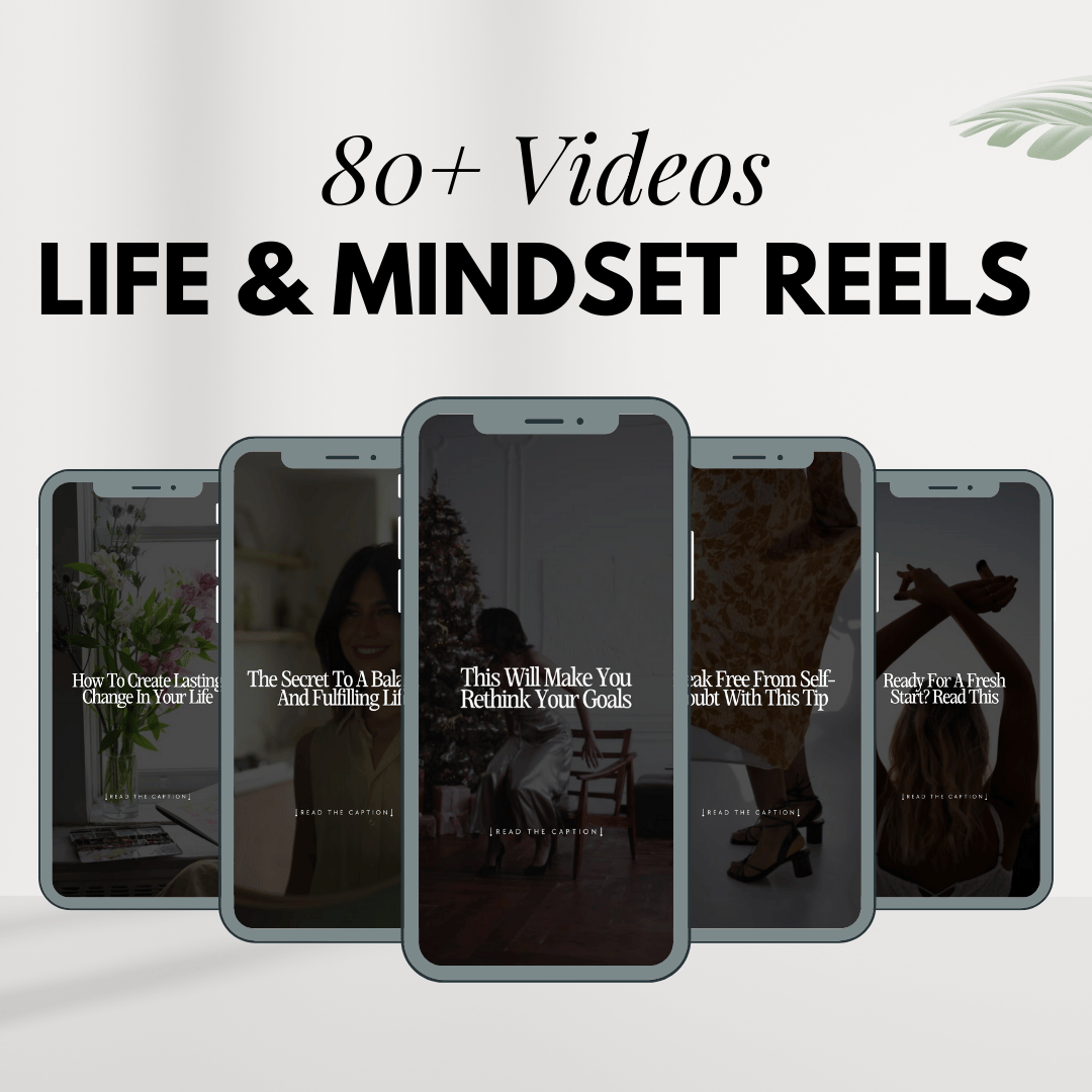 Life & Mindset Reels Templates - 80+ Videos