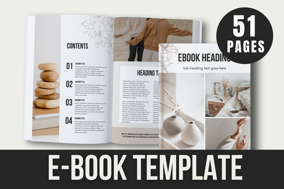 E-book Template  - 51 Pages