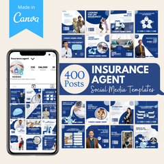 400 Insurance Posts - Social Media Templates