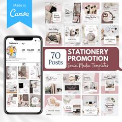 70 Stationery Promotion Canva Templates