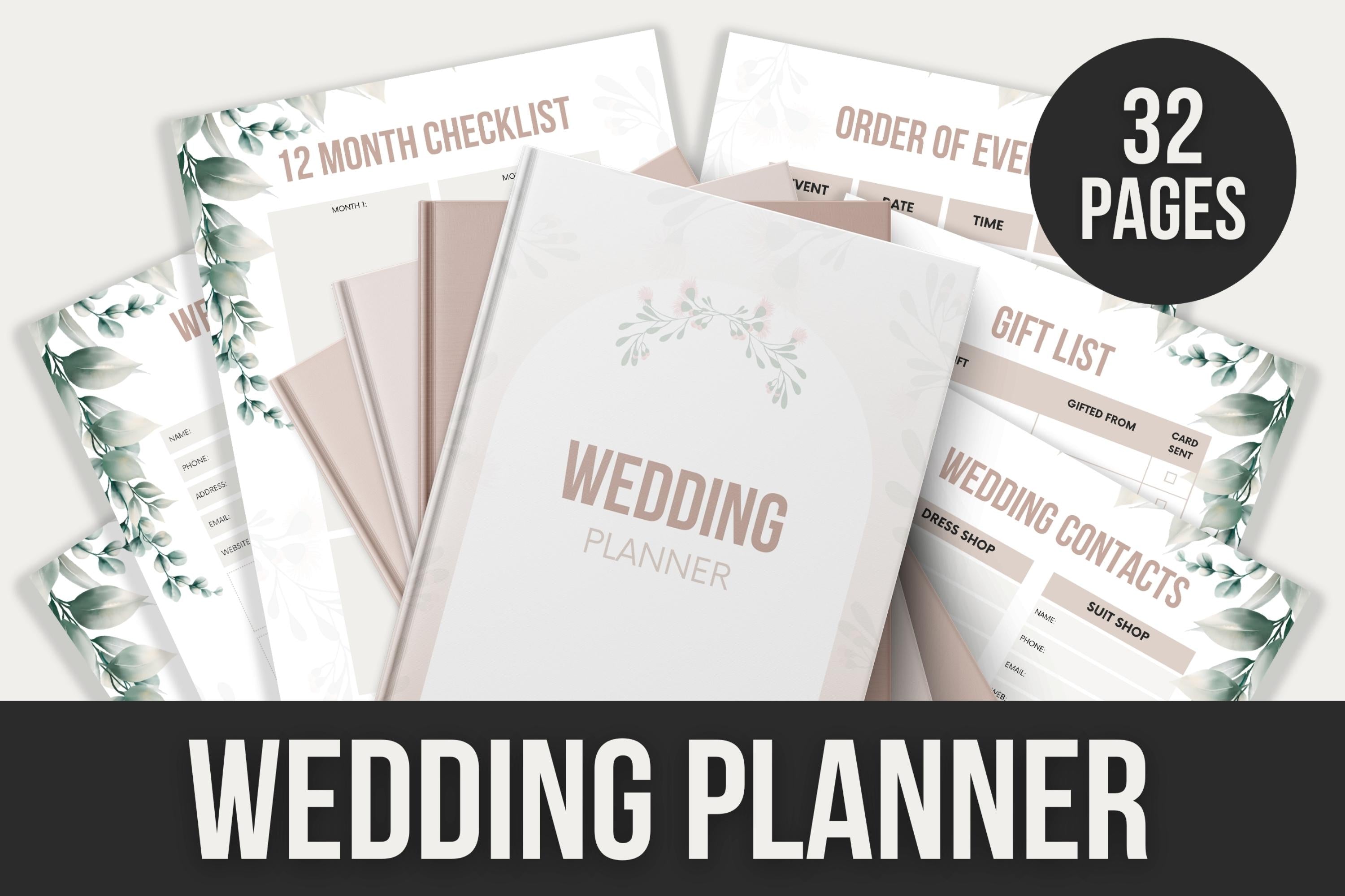 Wedding Planner - 32 Pages