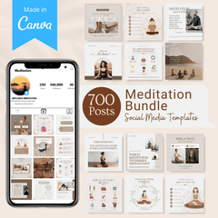 Meditation Bundle - Social Media Templates