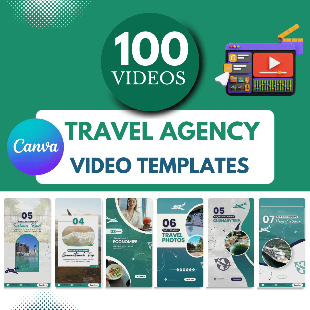 100 Travel Agency Video Templates