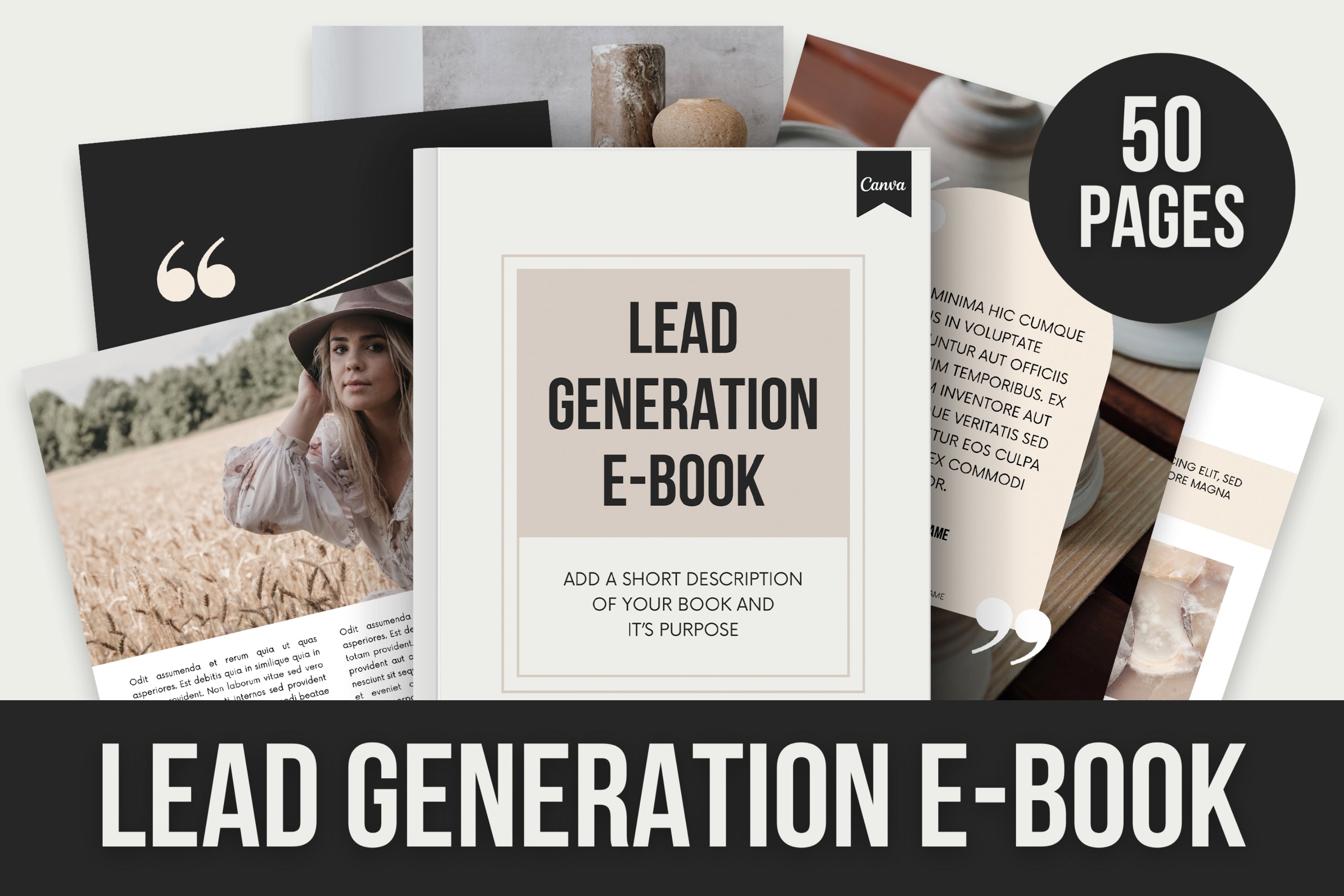 Lead Generation Ebook Template | US Letter | 50 Pages