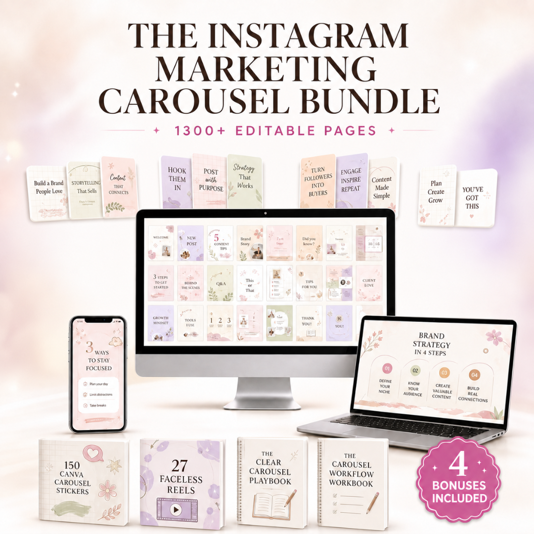 The Instagram Marketing Carousel Bundle