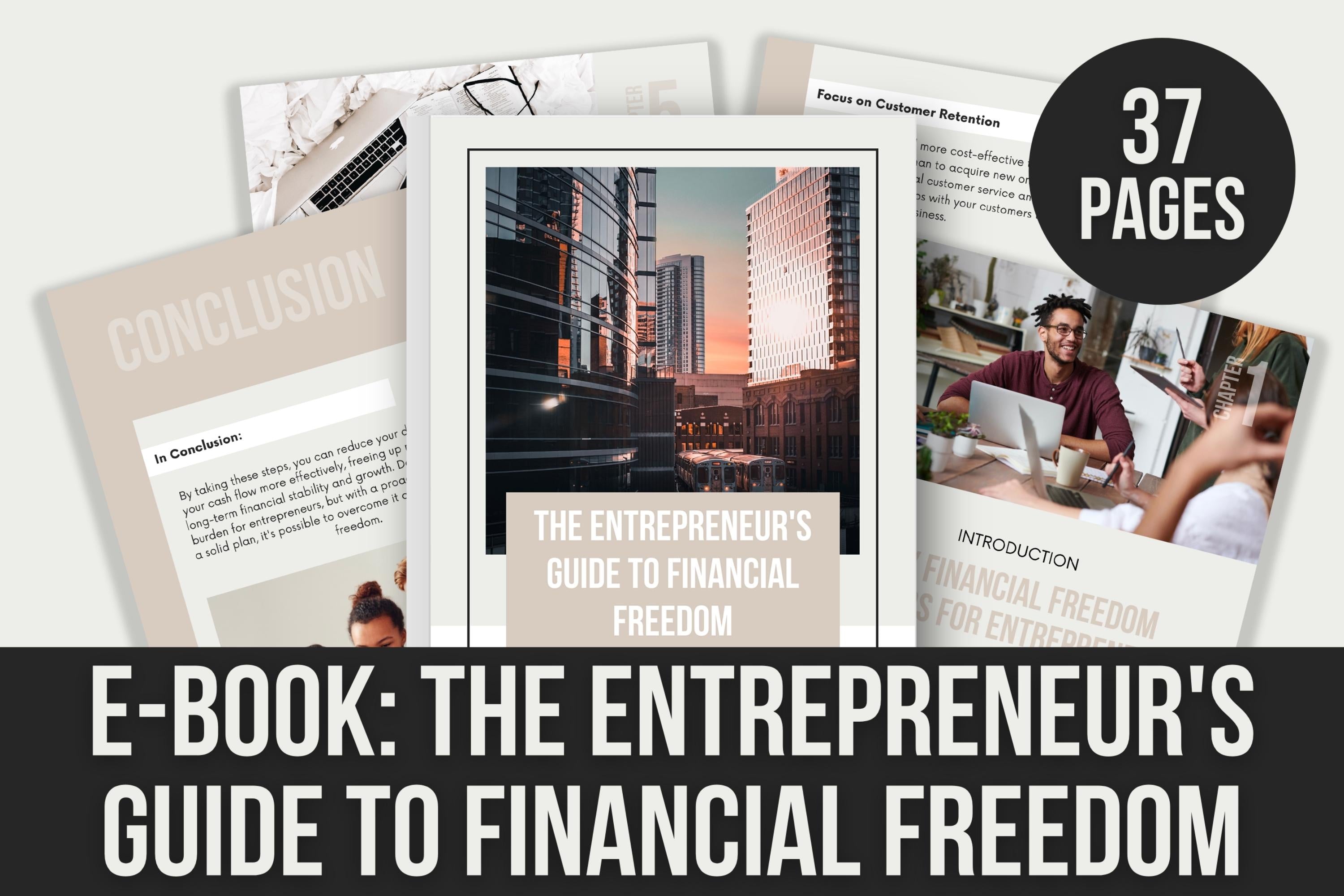 E-Book: The Entrepreneur's Guide to Financial Freedom - 37 Pages