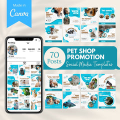 70 Pet Shop Promotion Canva Templates