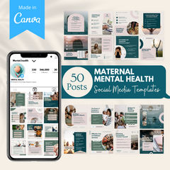 50 Maternal Mental Health - Social Media Templates