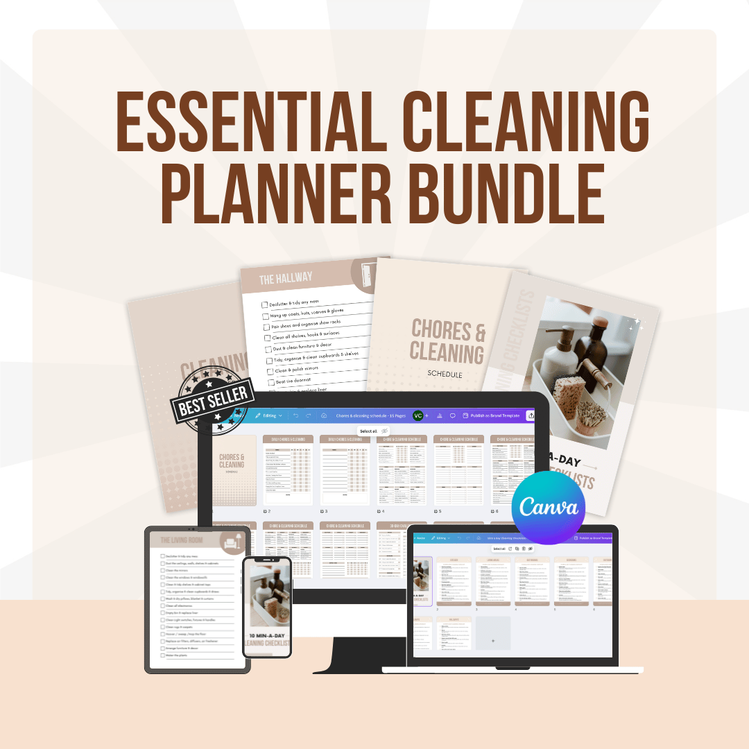 Essential Cleaning Planner Bundle