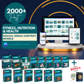 2000+ Fitness, Nutrition & Health Bundle - Social Media Templates