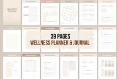 Wellness Planner & Journal - 39 Pages