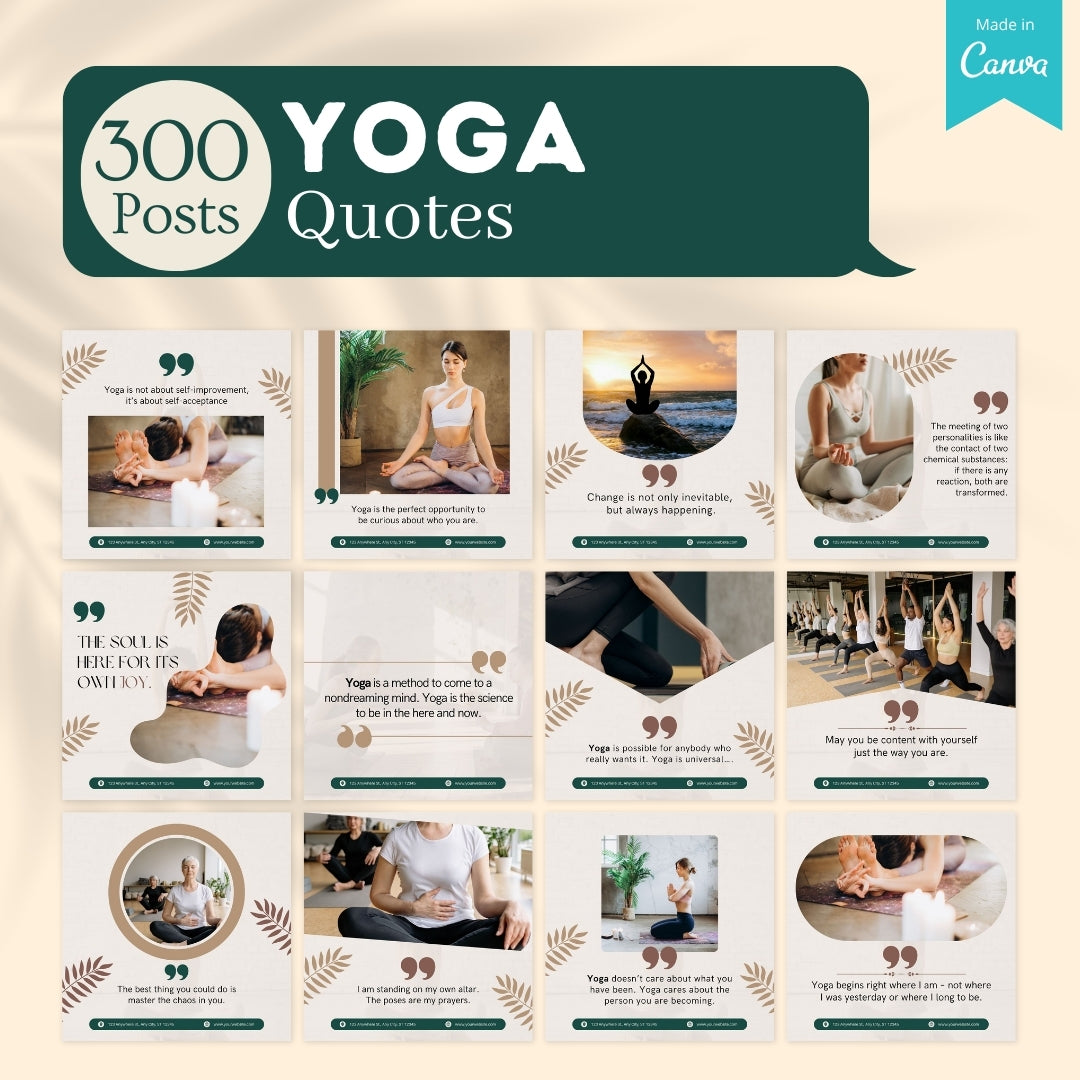 Yoga Bundle - Social Media Templates