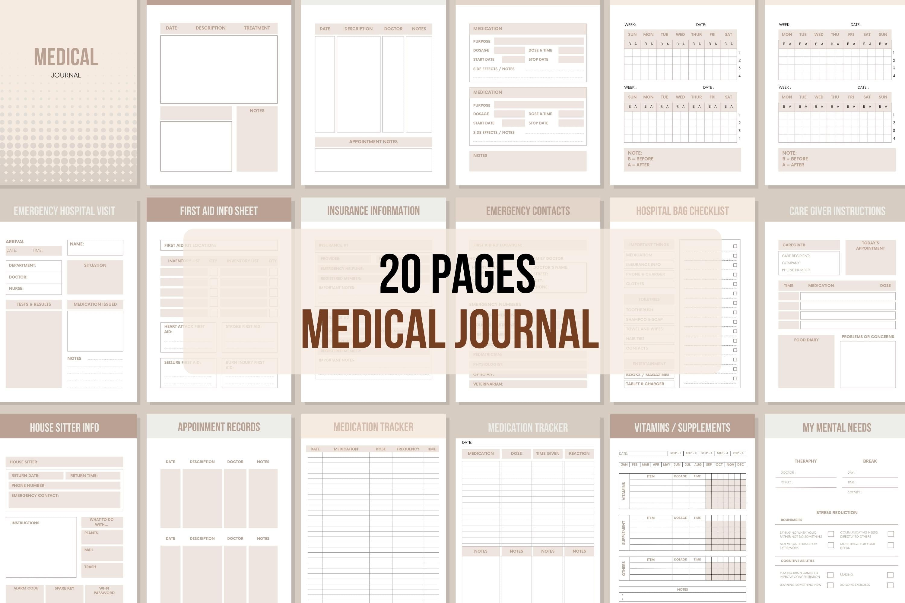 Medical Journal  - 20 Pages