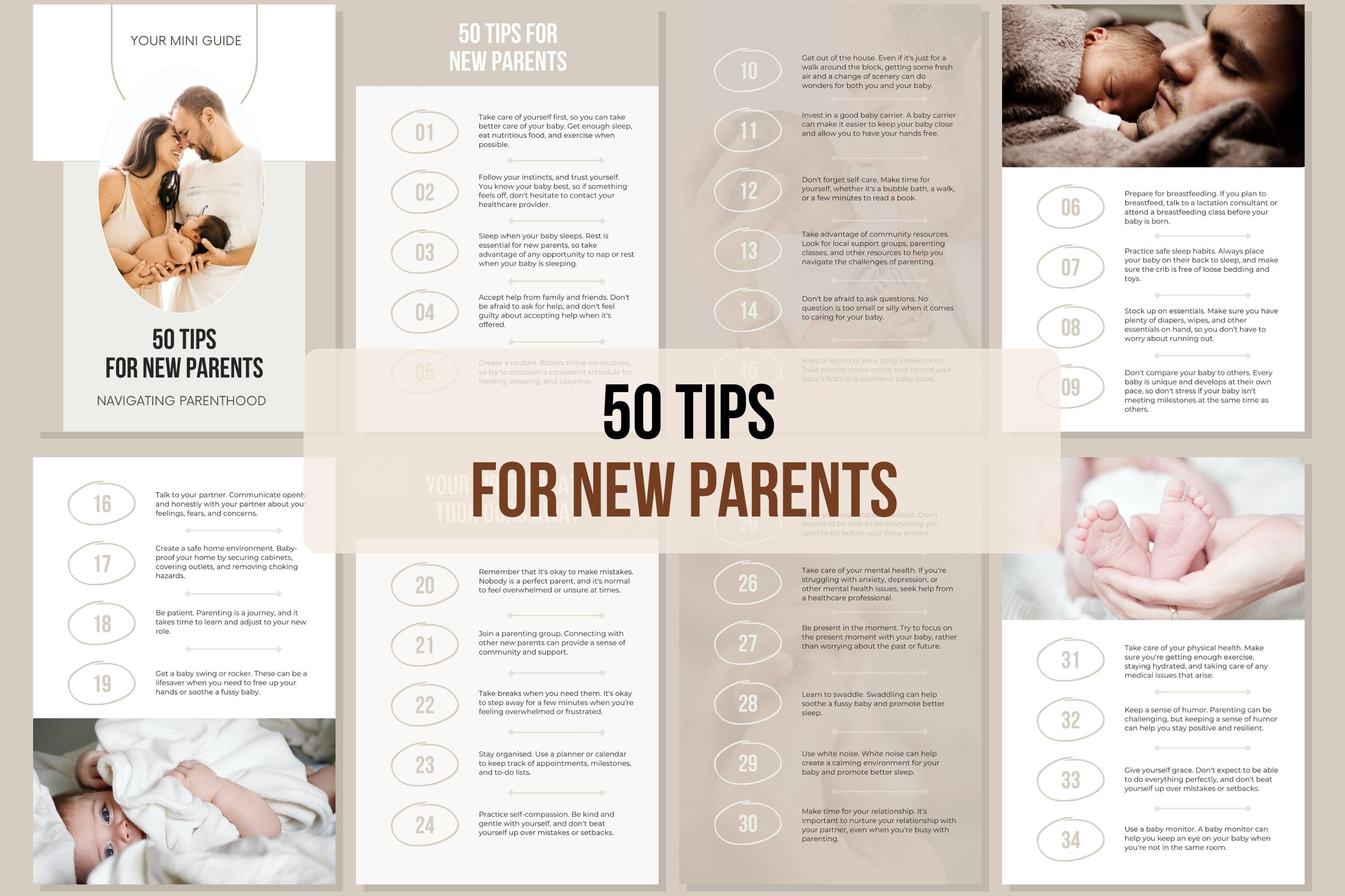 50 Tips For New Parents